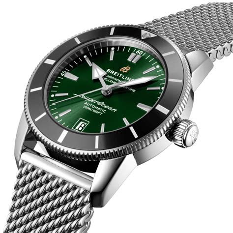 breitling superocean heritage 42 green price|breitling superocean 42 automatic.